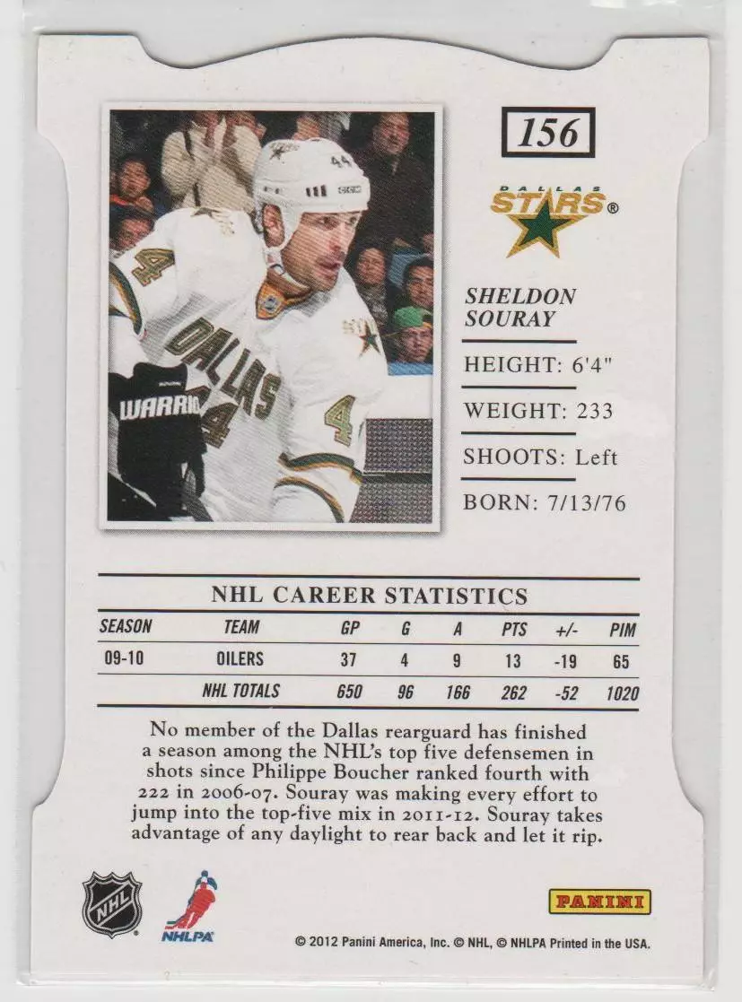 2011-12 Elite Aspirations #156 Sheldon Souray 1