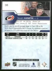 2016-17 Upper Deck #38 Noah Hanifin