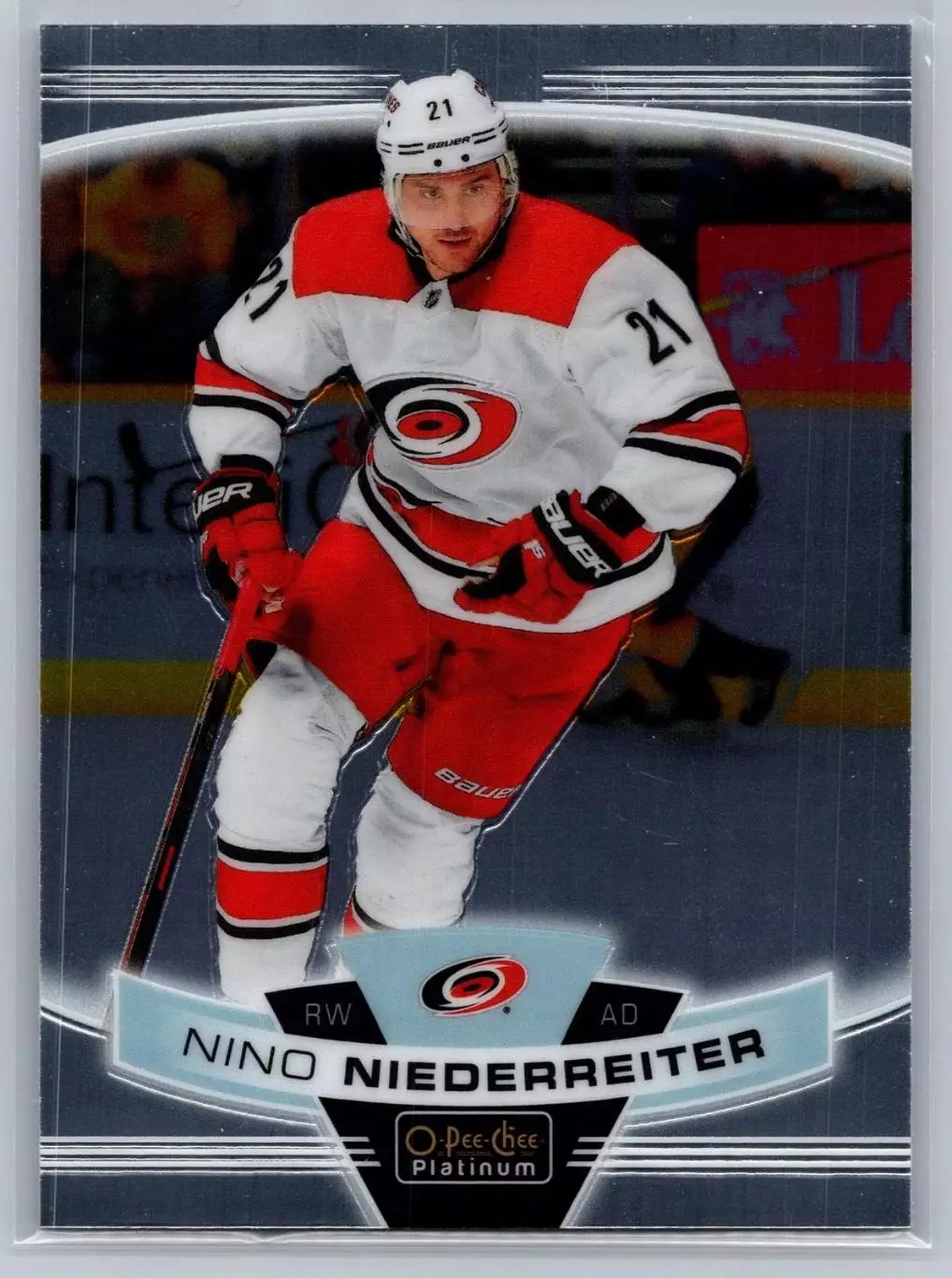 2019-20 O-Pee-Chee Platinum #128 Nino Niederreiter