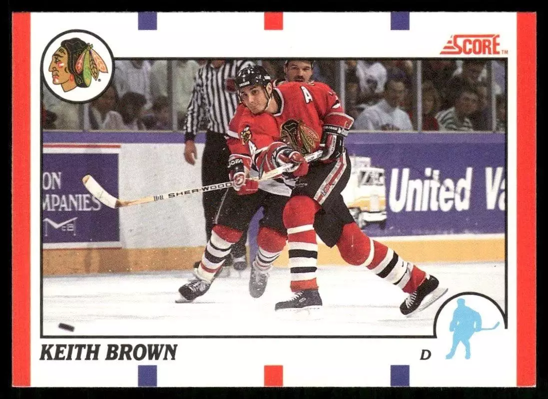 1990-91 Score #161 Keith Brown