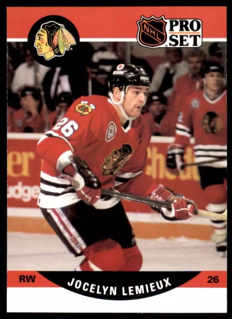 1990-91 Pro Set #432 Jocelyn Lemieux RC