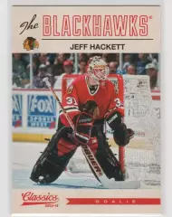 2012-13 Classics Signatures #124 Jeff Hackett
