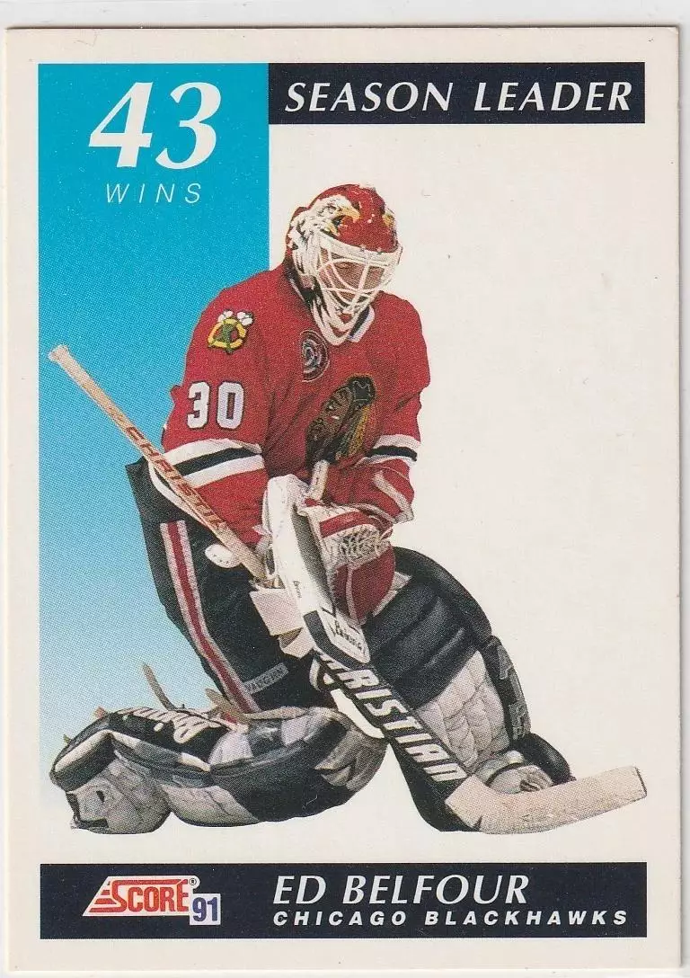 1991-92 Score American #410 Ed Belfour SL