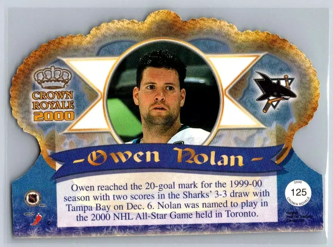 1999-00 Crown Royale #125 Owen Nolan 1