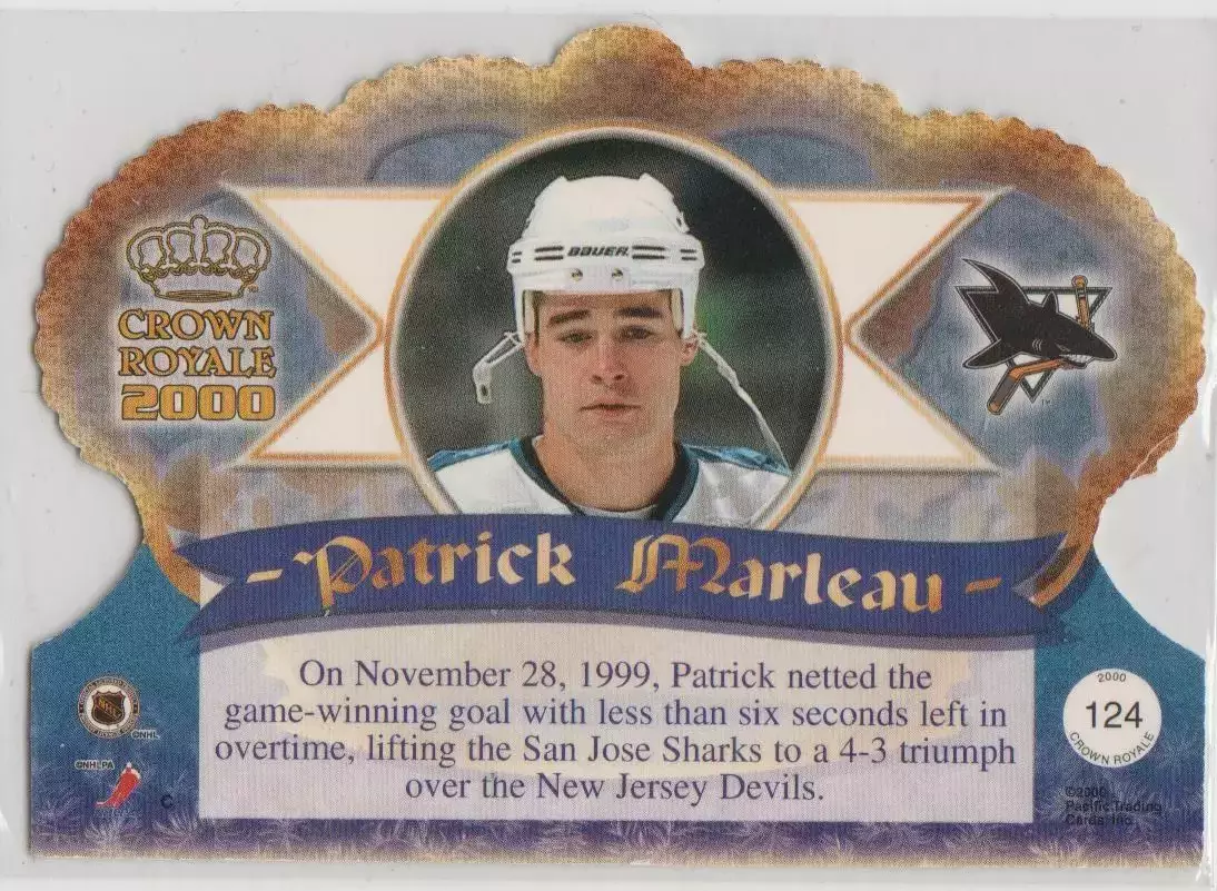 1999-00 Crown Royale #124 Patrick Marleau 1