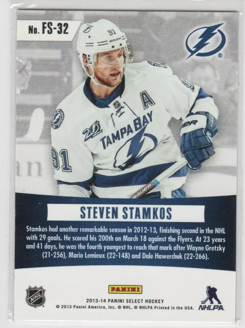 2013-14 Select Fire on Ice Stars Blue #FS32 Steven Stamkos 1