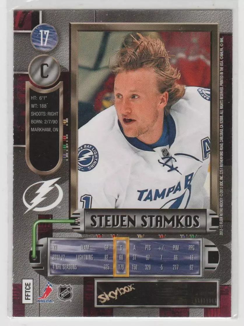 2012-13 Fleer Retro Metal Universe #17 Steven Stamkos 1