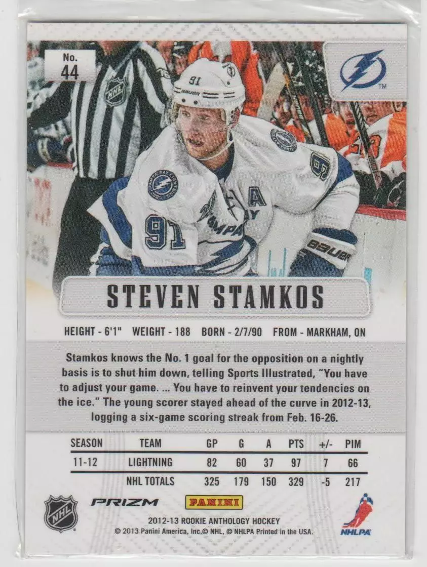 2012-13 Panini Prizm Rainbow #44 Steven Stamkos 1