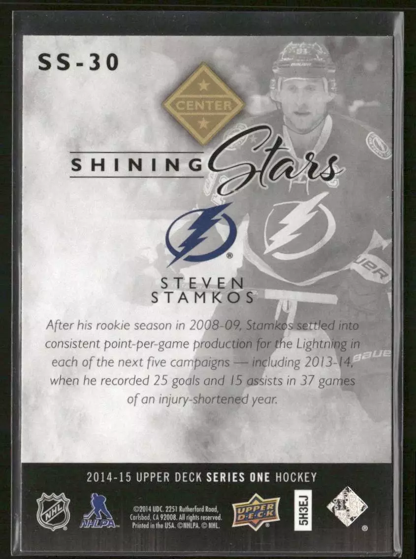 2014-15 Upper Deck Shining Stars #SS30 Steven Stamkos 1