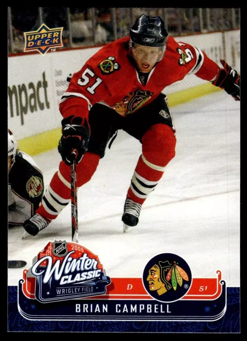 2008-09 Upper Deck MVP Winter Classic #WC11 Brian Campbell