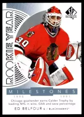 2017-18 SP Authentic Rookie Year Milestones #RYMEB Ed Belfour