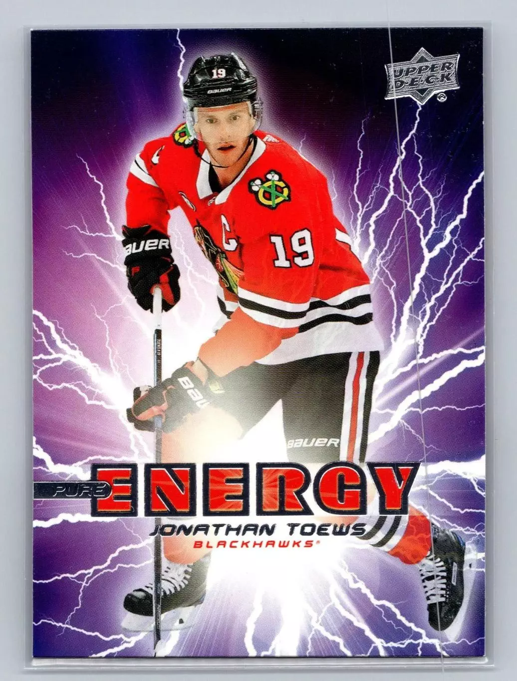 2019-20 Upper Deck Pure Energy #PE50 Jonathan Toews