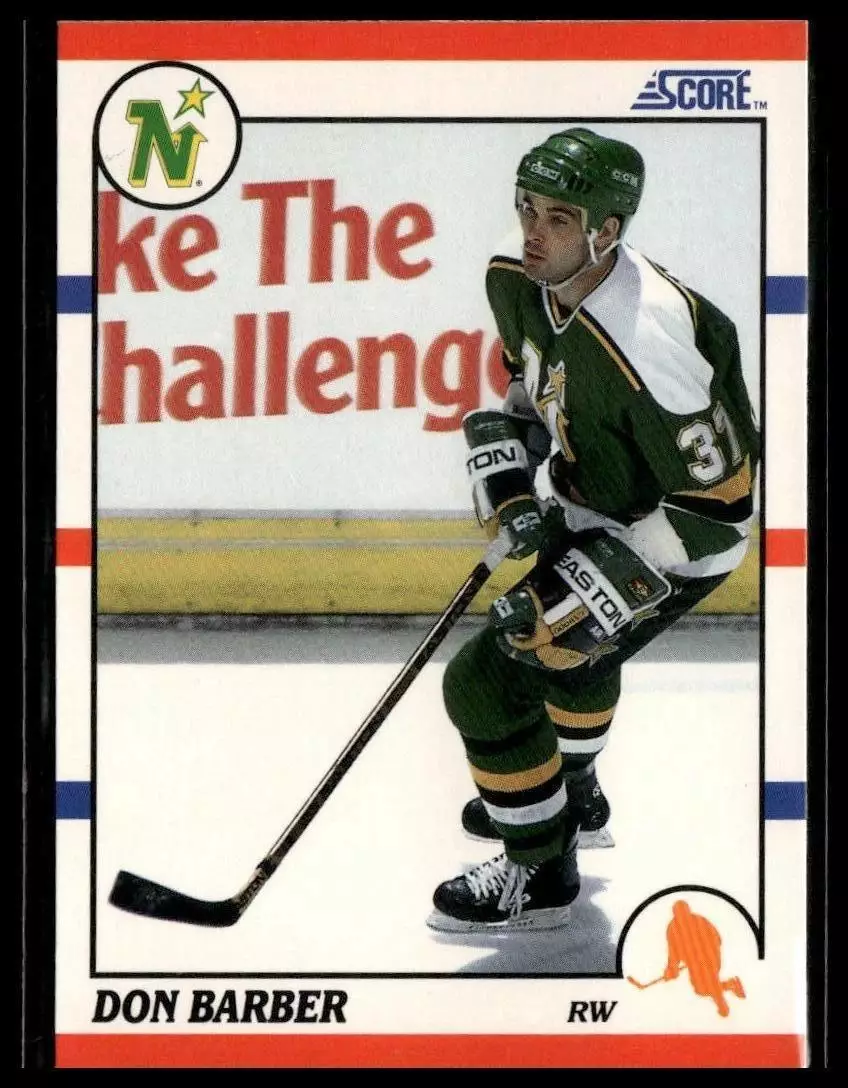 1990-91 Score #284 Don Barber RC