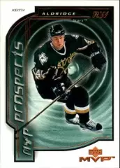 2000-01 Upper Deck MVP #192 Keith Aldridge RC