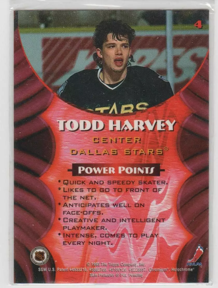 1994-95 Finest Bowman's Best #R4 Todd Harvey 1