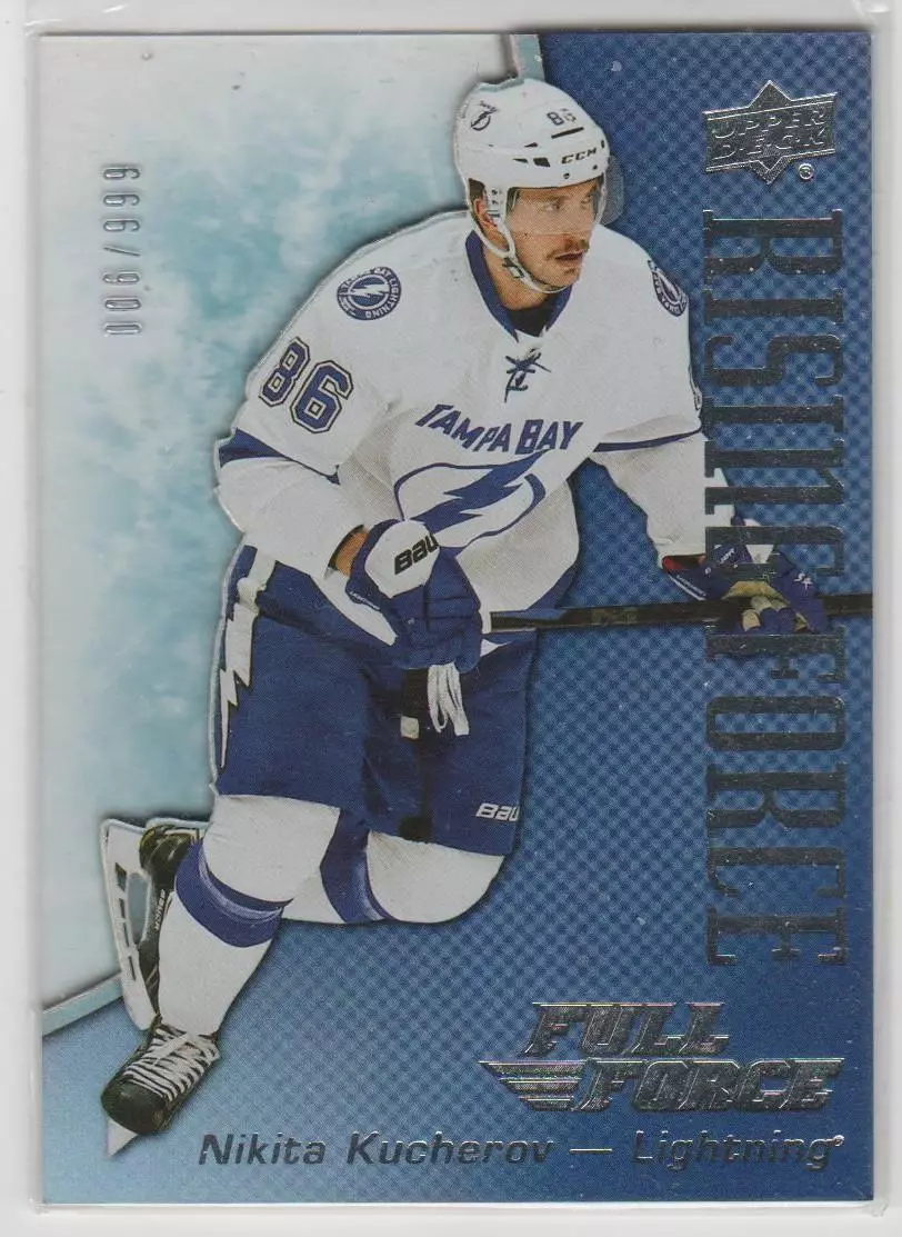 2015-16 Upper Deck Full Force Rising Force #RFNK Nikita Kucherov 006\999