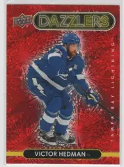 2021-22 Upper Deck Dazzlers Red #DZ91 Victor Hedman