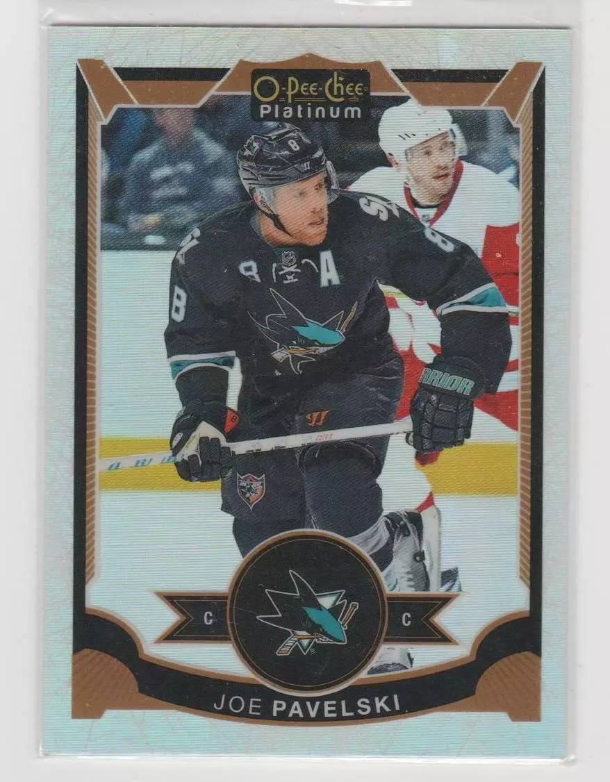 2015-16 O-Pee-Chee Platinum White Ice #76 Joe Pavelski 114\199