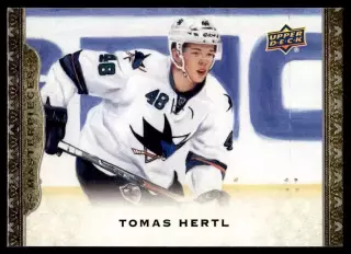 2014-15 UD Masterpieces #47 Tomas Hertl