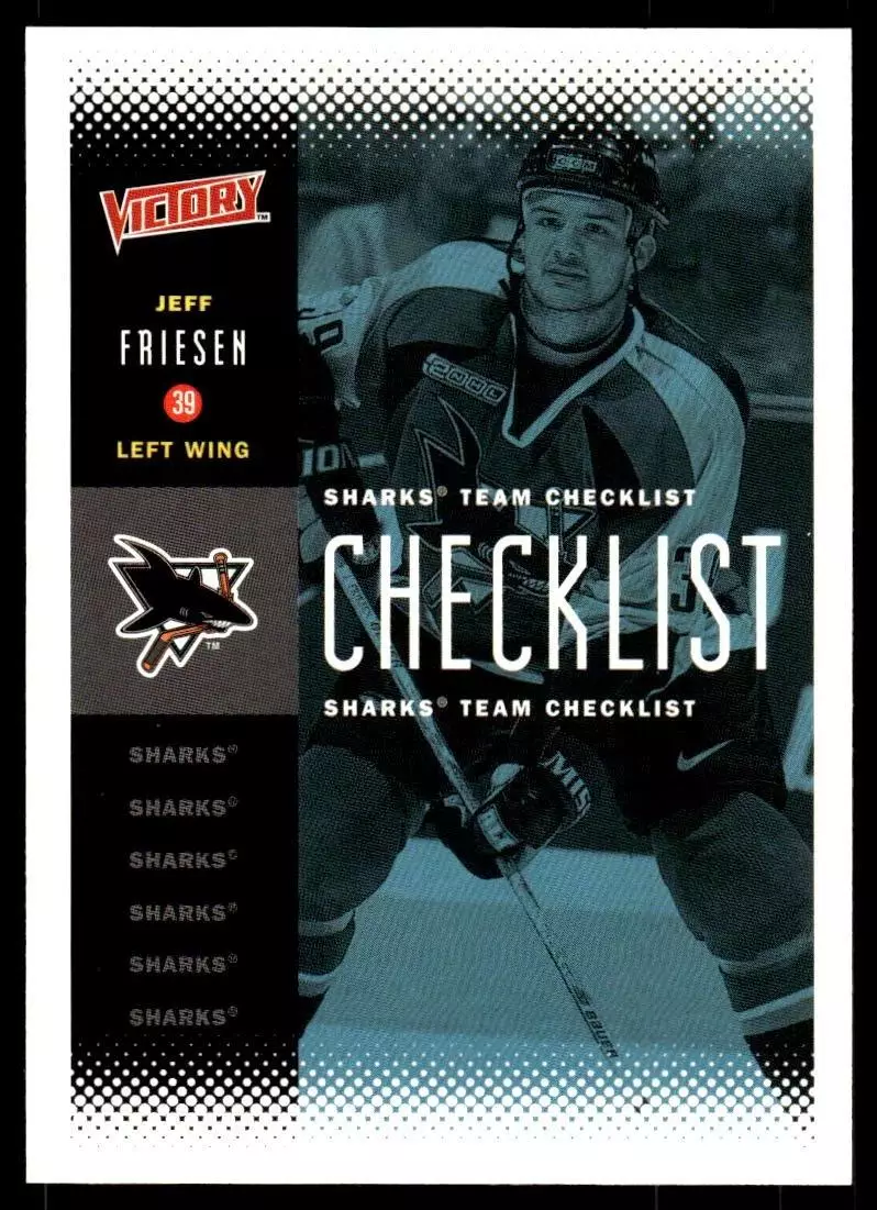 2000-01 Upper Deck Victory #191 Jeff Friesen CL