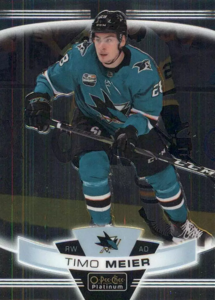 2019-20 O-Pee-Chee Platinum #42 Timo Meier
