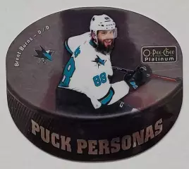 2016-17 O-Pee-Chee Platinum Puck Personas Die Cuts #PP8 Brent Burns