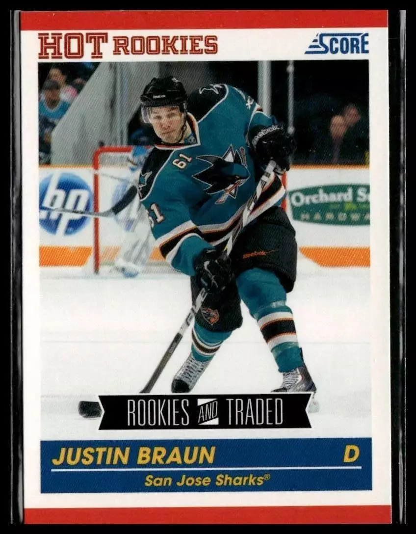 2010-11 Score #594 Justin Braun RC
