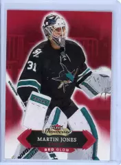 2016-17 Fleer Showcase Red Glow #99 Martin Jones