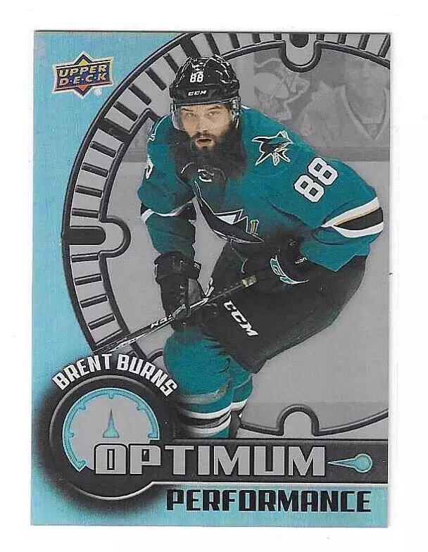 2016-17 Upper Deck Overtime Optimum Performance #OP9 Brent Burns