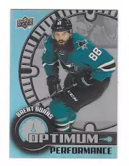 2016-17 Upper Deck Overtime Optimum Performance #OP9 Brent Burns
