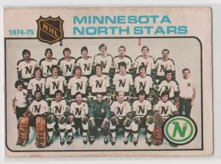 1975-76 O-Pee-Chee #89 North Stars Team