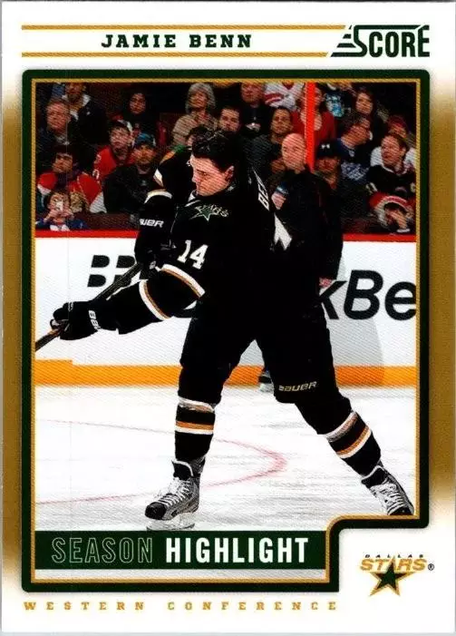 2012-13 Score Gold Rush #13 Jamie Benn SH