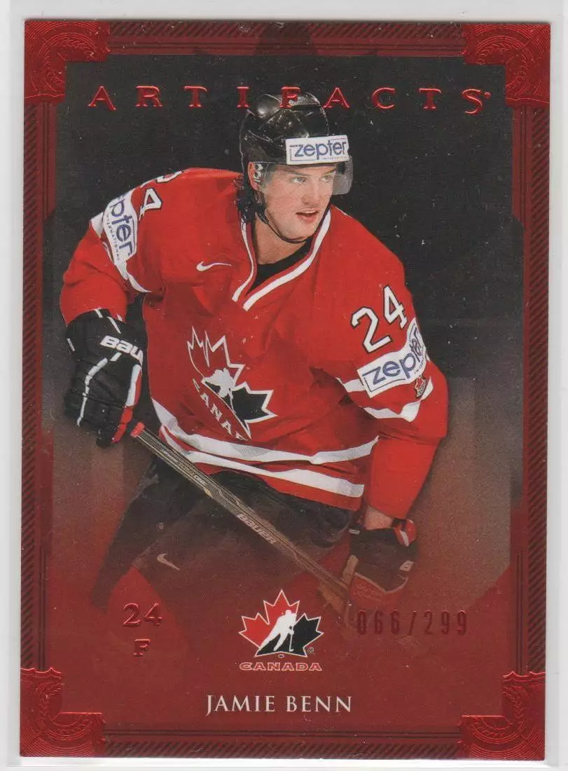 2013-14 Artifacts Ruby #138 Jamie Benn TC 066\299