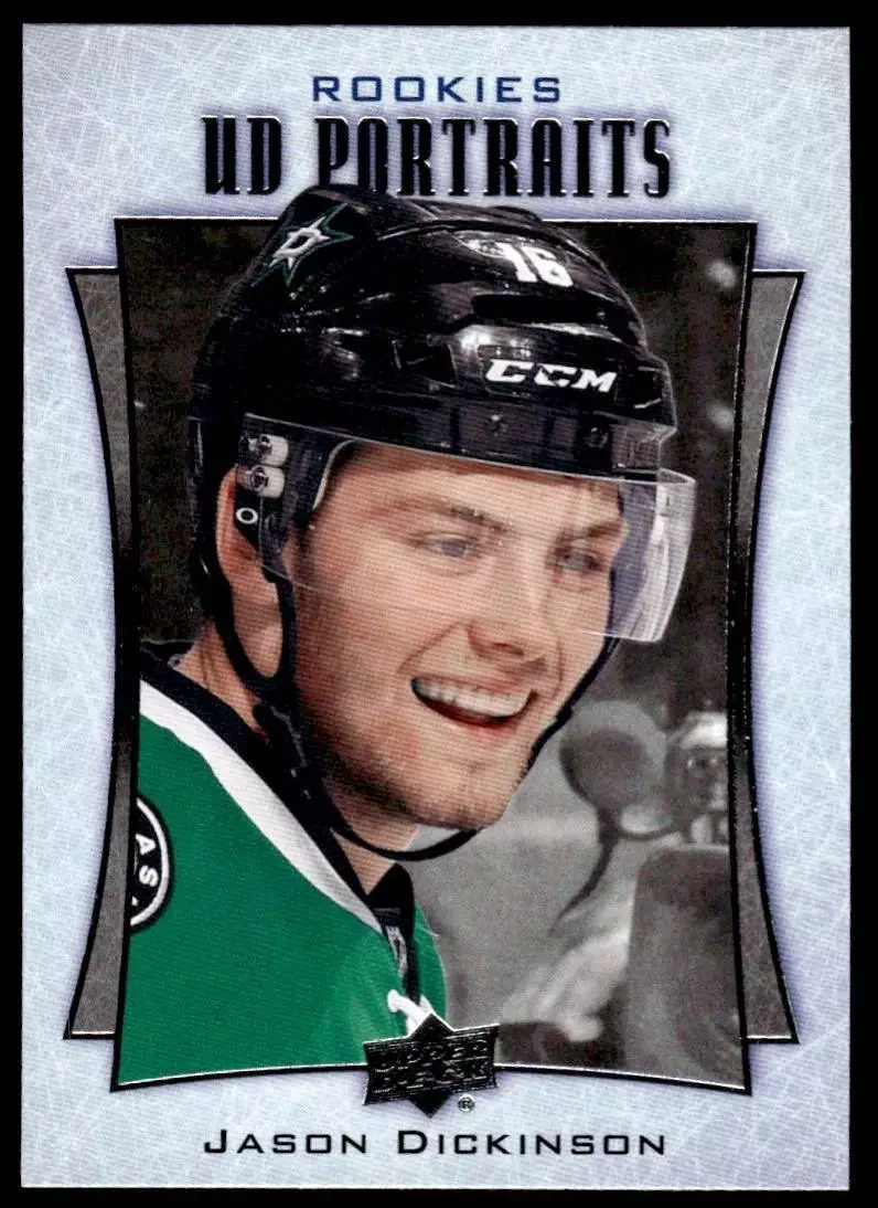 2016-17 Upper Deck UD Portraits #P92 Jason Dickinson