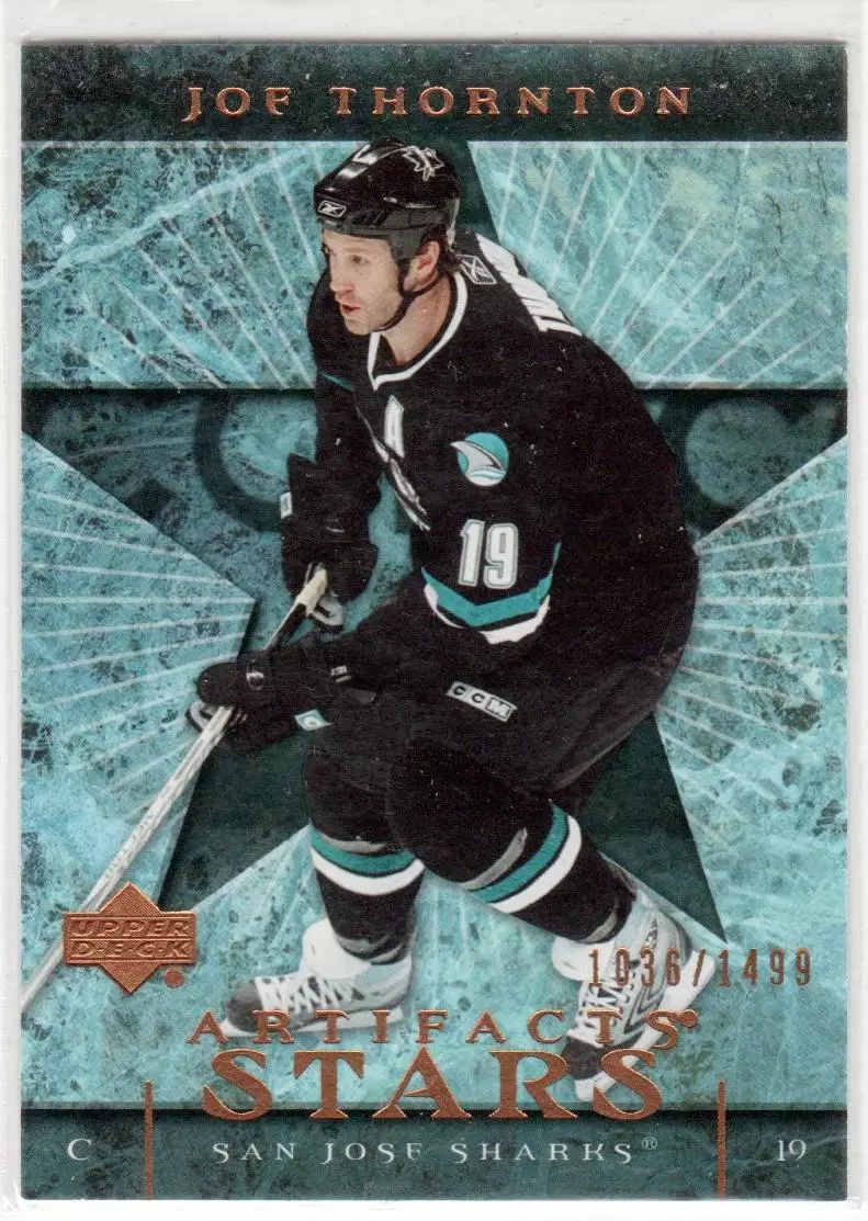 2007-08 Artifacts #125 Joe Thornton S 1036\1999