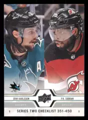 2019-20 Upper Deck #450 Erik Karlsson/P.K. Subban CL