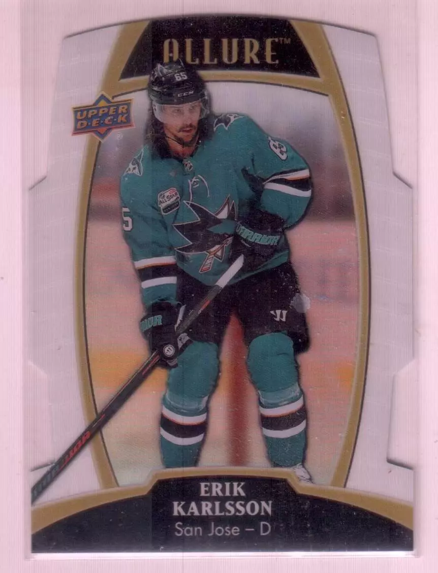 2019-20 Upper Deck Allure Red Rainbow #25 Erik Karlsson