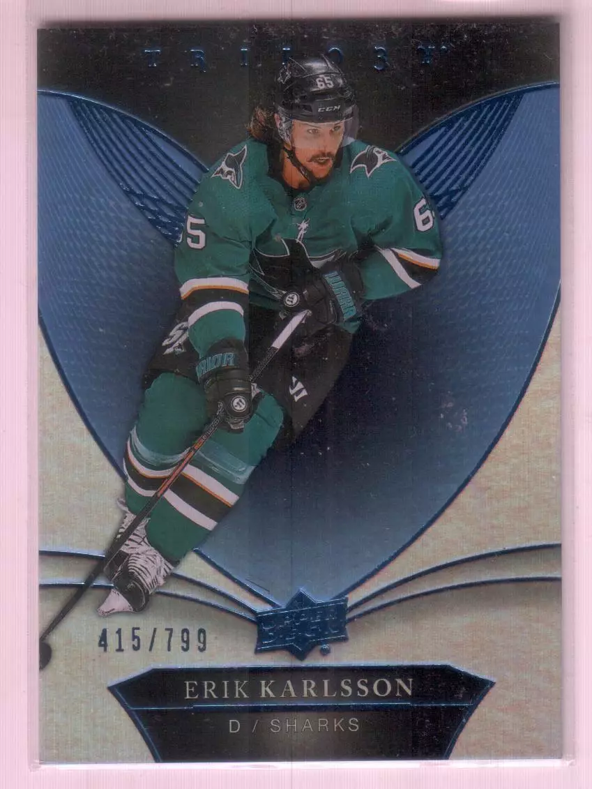 2018-19 Upper Deck Trilogy Blue #11 Erik Karlsson 415\799