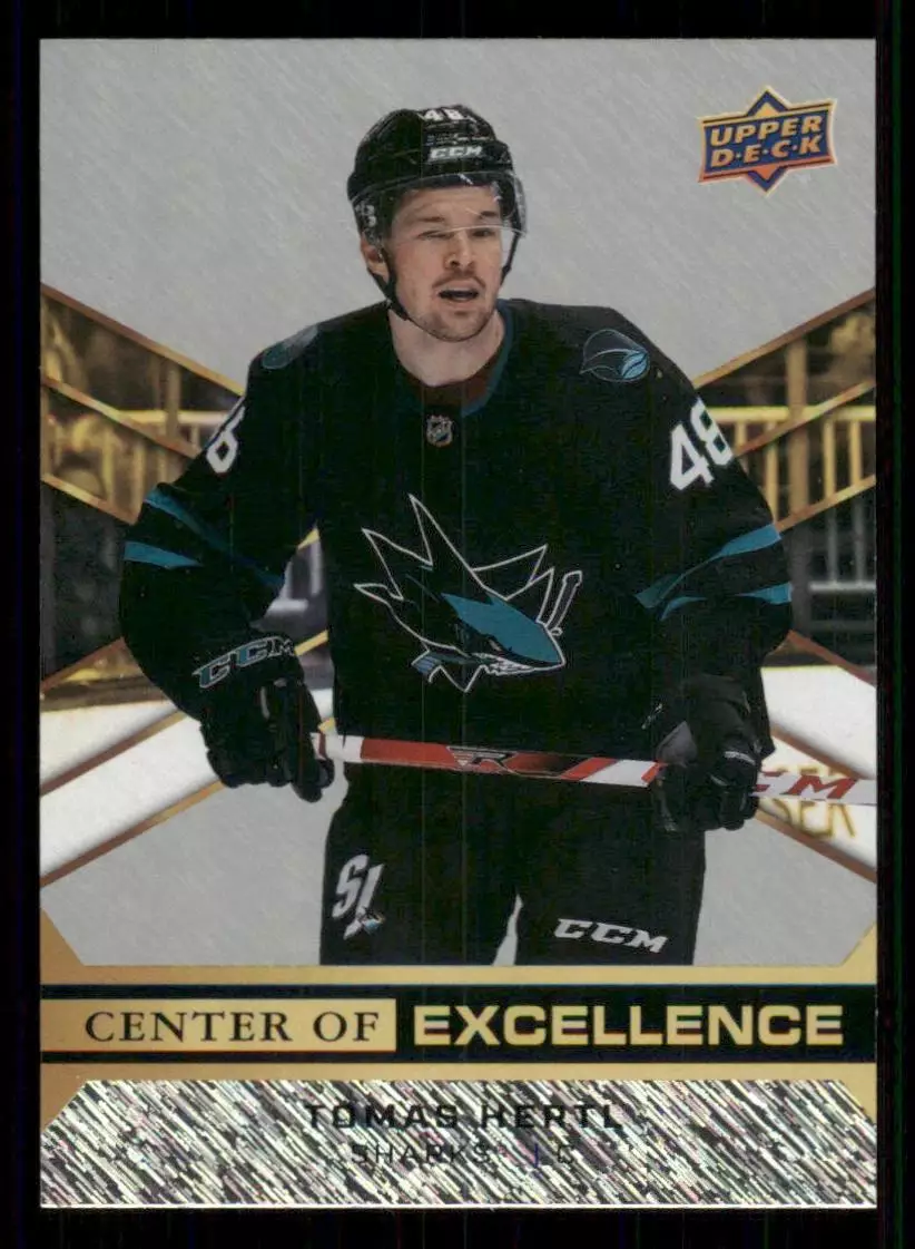 2020-21 Upper Deck Overtime Center of Excellence #CE15 Tomas Hertl