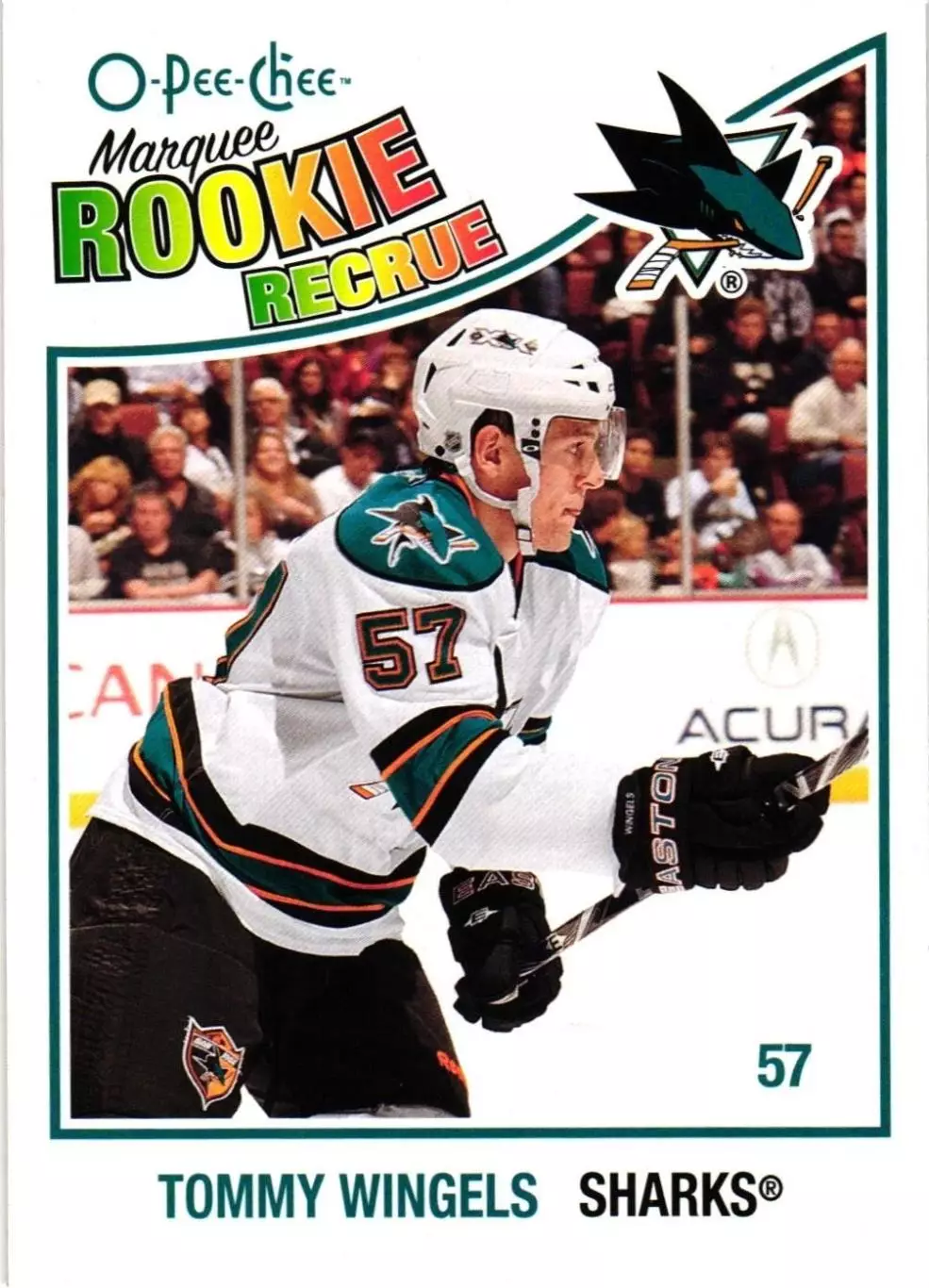 2010-11 O-Pee-Chee #535 Tommy Wingels RC