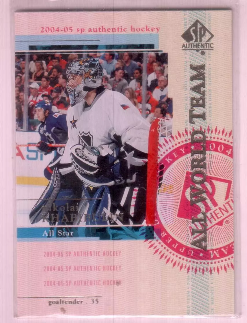 2004-05 SP Authentic #144 Nikolai Khabibulin AW