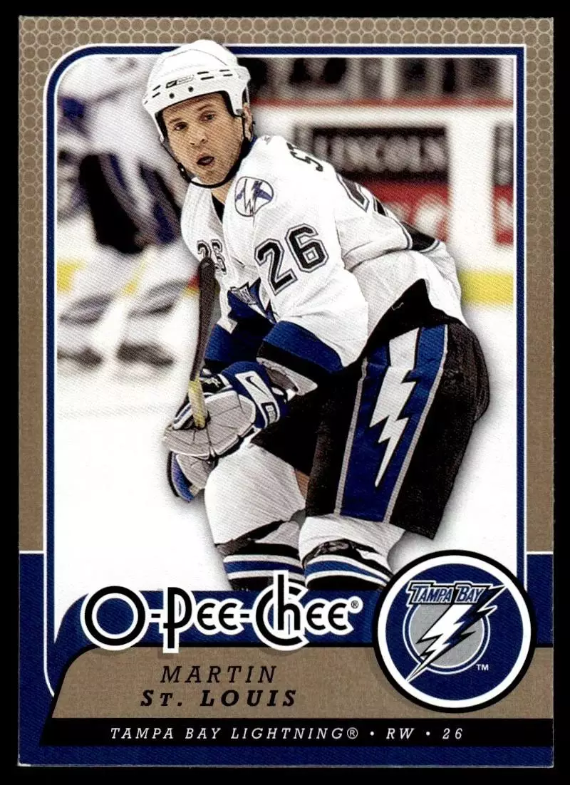 2008-09 O-Pee-Chee #202 Martin St. Louis