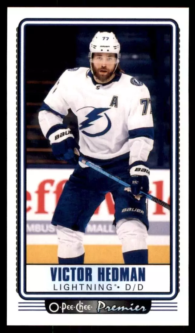 2021-22 O-Pee-Chee OPC Premier Tallboys #P21 Victor Hedman