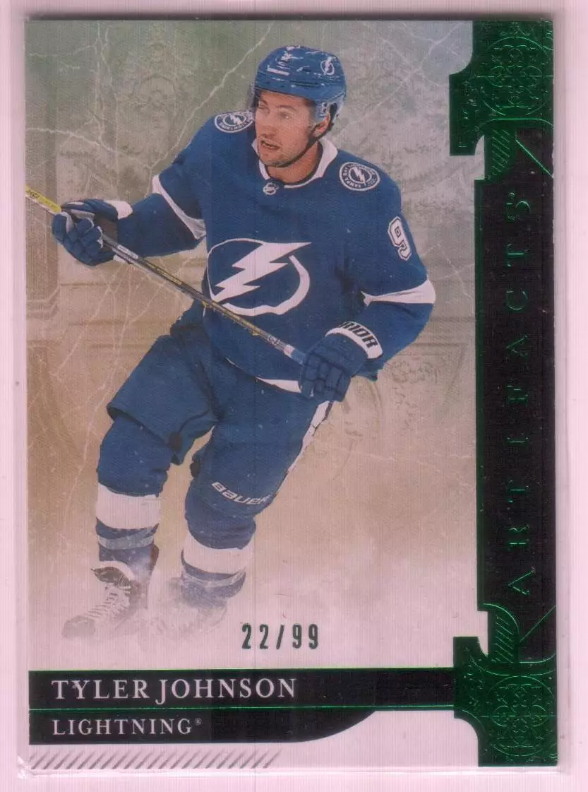 2019-20 Artifacts Emerald #99 Tyler Johnson 22\99