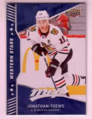 2018-19 Upper Deck MVP Factory Set Western Stars #WS2 Jonathan Toews