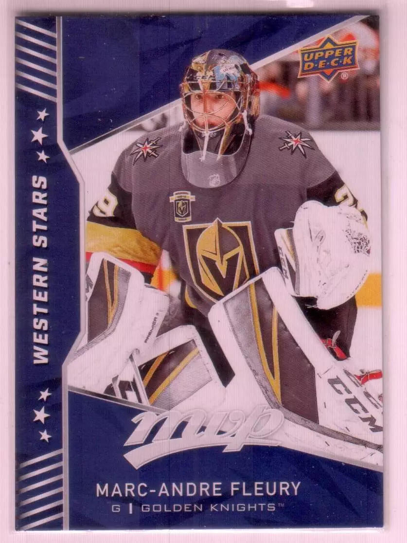 2018-19 Upper Deck MVP Factory Set Western Stars #WS5 Marc-Andre Fleury