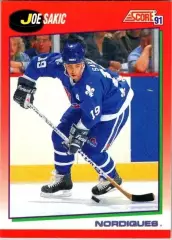 1991-92 Score Canadian English #25 Joe Sakic