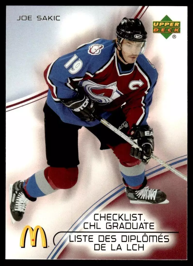 2005-06 McDonald's Upper Deck CHL Graduates #CG1 Joe Sakic