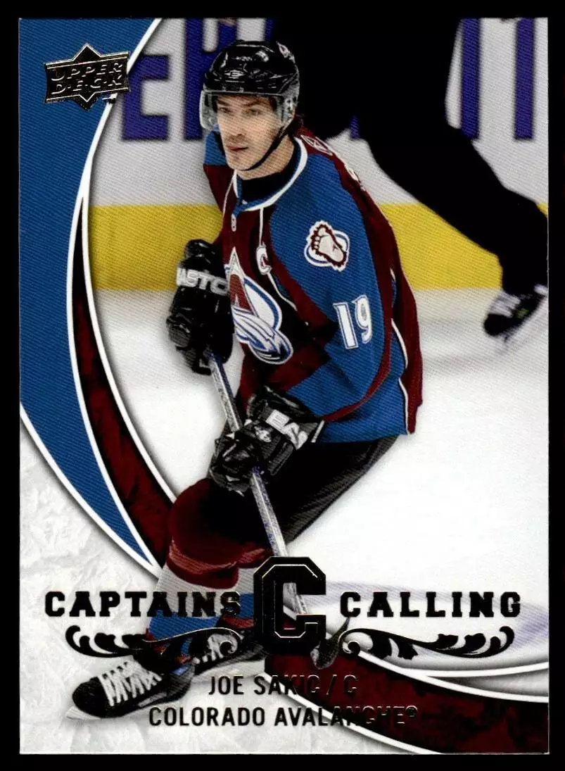 2008-09 Upper Deck Captains Calling #CPT3 Joe Sakic