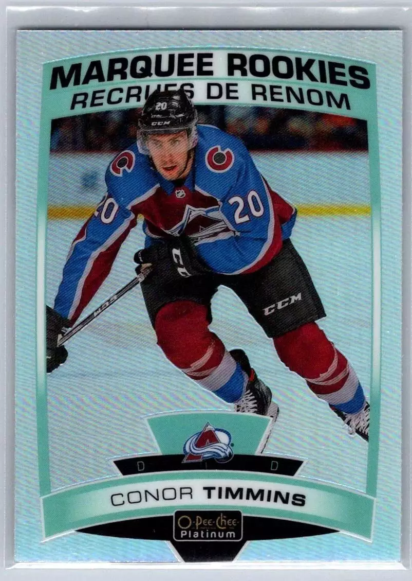 2019-20 O-Pee-Chee Platinum Rainbow #169 Conor Timmins